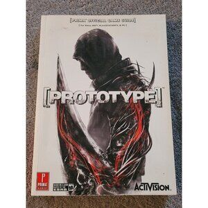 [ PROTOTYPE ] Prima Official Game Guide w/ Map & Web of Intrigue Poster !